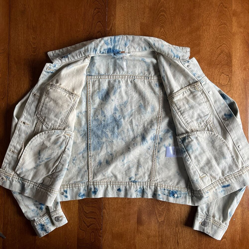 Free People dyed denim jacket S - Picture 6 of 11